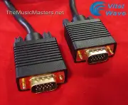 15' ft VGA SVGA Cable M-M PC Video Monitor Projector Display HQ Cord Wire VWLTW