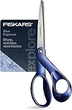 Fiskars Explore Scissors, Design Collection, Blue Expanse, 8 Inches