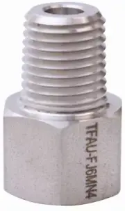 Threaded Adapting Union | FJIC 3/8 inch x MNPT 1/4 in. - SS316 - (2 Pack)
