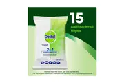 Dettol 2 in 1 Anti-Bacterial 15 Wipes Disinfectant Sanitiser Kills 99.9% Germs Free Postage