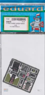 EDU32970 1:32 Eduard Color PE - A-26B Invader Cockpit Interior Detail Set (HBS