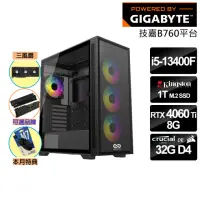 在飛比找momo購物網優惠-【技嘉平台】i5十核GeForce RTX 4060 Ti{