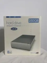 Lacie 250gb external hard drive New