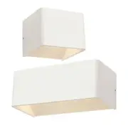 Pentax LED Indoor Wall Sconce Small/Large 6w 3000k in White