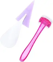 PAMINGONO Ergonomic Women's Privates Hair Razor Set Silicone Bikini Shaving Tool Mini Razor for Women Safe Long-lasting Random