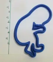 Fetus Cookie Cutter Large 5" Cutter Great for Birth Announcements Baby Showers