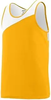 [Augusta Sportswear] Augusta 353 Youth Accelerate Jersey Gold/White S