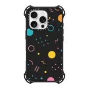 iPhone 16 Pro Bounce Case MagSafe Compatible Colorful Shapes (Clear)
