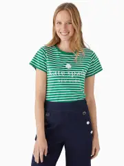Striped Logo Tee