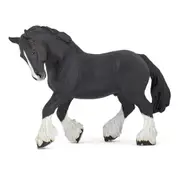 [Papo France] Papo Black Shire Horse Figurine