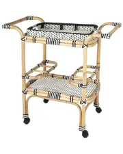 Butler Specialty Company Selena & Rattan Bar Cart
