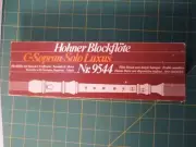 Hohner Blockflote Recorder Flute C-Soprano Solo Luxus Nr.9544 Maple Germany NEW