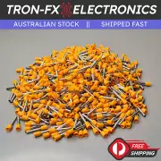 1000Pcs E4018 12AWG 4.0mm² ORANGE Insulated Ferrule Bootlace Terminal Crimp