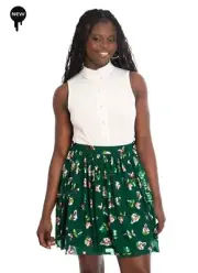 NEW Blackmilk Medium M Super Mario Piranha Plants Skater Skirt Limited NWT!
