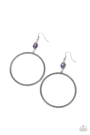 Paparazzi Lot Of 6 Purple Earrings Beautiful NWT