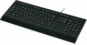 [Logitech] K280e Pro Wired Business Keyboard, QWERTZ German Layout - Black
