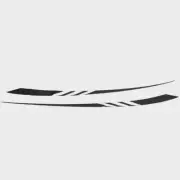 Chaparral Boat Decals 14.01976 | Black Clear 142 Inch Sticker (Set of 2)