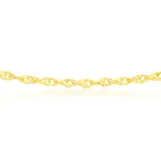 9ct Yellow Gold Silver filled 50cm Chain