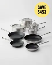 MAKO Steak pan & Genius 5-Ply (8-Piece set)