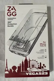 Zagg Vegas23 Case 360 Protection Bundle With Screen Protector, for iPhone 14/13