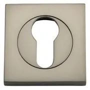 Escutcheon Euro Sq Concealed Fix Pair SN D52xP10mm