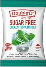 Double D Sugar Free Eucalyptus Menthol Drops G/F 70g