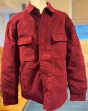 Robert Graham men's corduroy Large burgundy