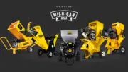 MICHIGAN 7HP 212cc Petrol Commercial Wood Chipper Shredder, Tree Mulcher - Rapto