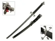 Dragon Claw Katana Samurai Sword W/Dragon Head Pommel