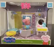 BNIB Peppa Pig Peppa’s Little Spa Playset & Light Up Mirror NEW
