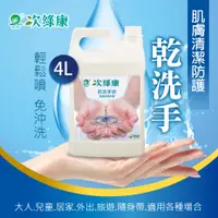 在飛比找e-Payless百利市購物中心優惠-【次綠康】乾洗手液家庭號4L