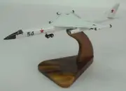Russian Nuclear Powered Bomber Desktop Kiln Dried Wood Model Big New