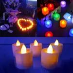 LED 蠟燭無焰電池供電派對婚禮閃爍小蠟燭裝飾
