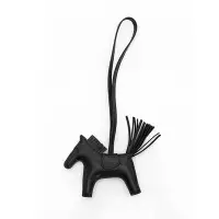 在飛比找Yahoo奇摩購物中心優惠-Hermes愛馬仕 RODEO MM 小馬造型小羊皮吊飾 (