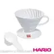 【圖騰咖啡】Hario V60 白色 陶瓷圓錐濾杯(1~2杯用) VDC01W 可加購Hario VCF01圓錐型濾紙1