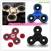 USA 4 Pack Tri Fidget Hand Spinner Triangle Brass Metal Finger Toy EDC Focus