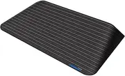 Ruedamann Threshold Ramp, Durable Solid Rubber with 2200lbs Load Capacity, Non-Skid and Anti-Slip Surface, Wheelchair Ramp for Doorways and Bathroom (3 Inch Rise)