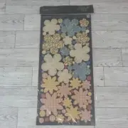 Graphic 45 French Country Collection Double Sided Cardstock Flowers NEW 2012