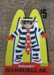 1996 Classic/Sprint McDonald's $5 Phone Card #MC1PC Unscratched HAMBURGER