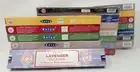 Lot of 3 - Satya Incense Nag Champa Set of 7 Different Scents - ONE DAMAGED BOX