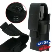 Tactical Military Flashlight Bag Pouch Case Portable Outdoor Holster Belt Holder