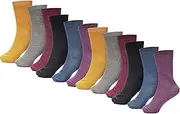 [Heatwave Thermalwear] Heatwave 12 Pairs Of Womens Design Thermal Socks Ladies Thick Warm Winter Work Boot Sock 4-7