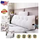 Wedge Headboard Pillow Set - Velvet Support for Luxurious Relaxation