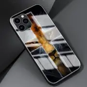 Bible Lion Cross case, Slim Fit, UV Print Glass For iPhone 13 Pro Max 6.7 Inch