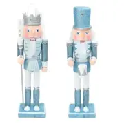 Christmas Nutcrackers for Nut and Home Decoration Handmade Desktop Ornament