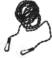TINEASUR Camping Clothesline Elastic Clothes Drying Rope with Suction Cup and Hook Portable Clothes Line for Outdoor and Indoor Use for Travel Hiking and Picnics Retractable Design