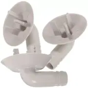 3 Pcs Window Ac Condensate Drain Elbow Air Conditioner Kit Unit Fitting
