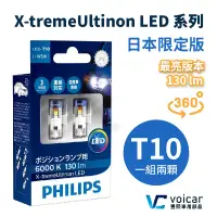 在飛比找PChome24h購物優惠-【Philips日本限定版】T10 W5W 6000K 65