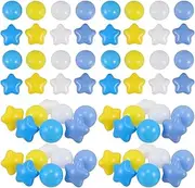 ADOCARN Inflatable and Girls' Toy 100pcs Ball Pit Balls Soft Crush Proof Large Size for Birthday Parties Playpens