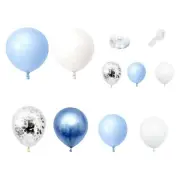 Balloons Garland Arch Kit 107 Pcs White Silver Balloon Garland Kit4171